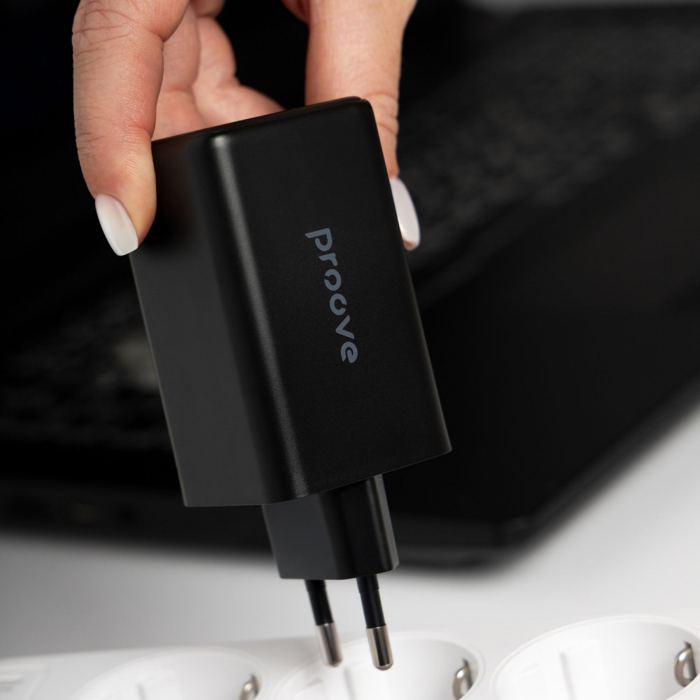 СЗУ Proove Pocket GaN Max 100W (2Type-C + USB) - фото 6
