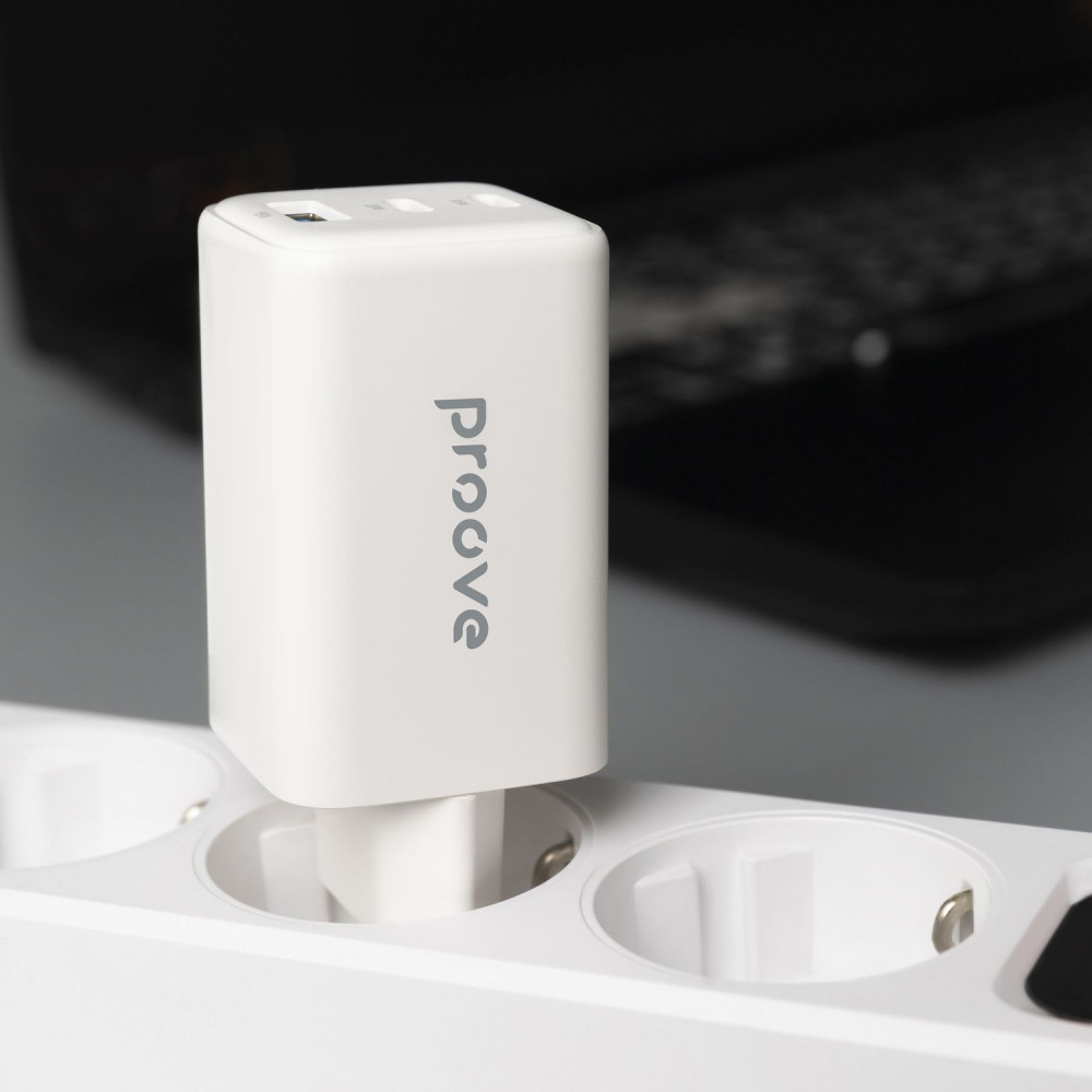СЗУ Proove Pocket GaN Max 100W (2Type-C + USB) - фото 3
