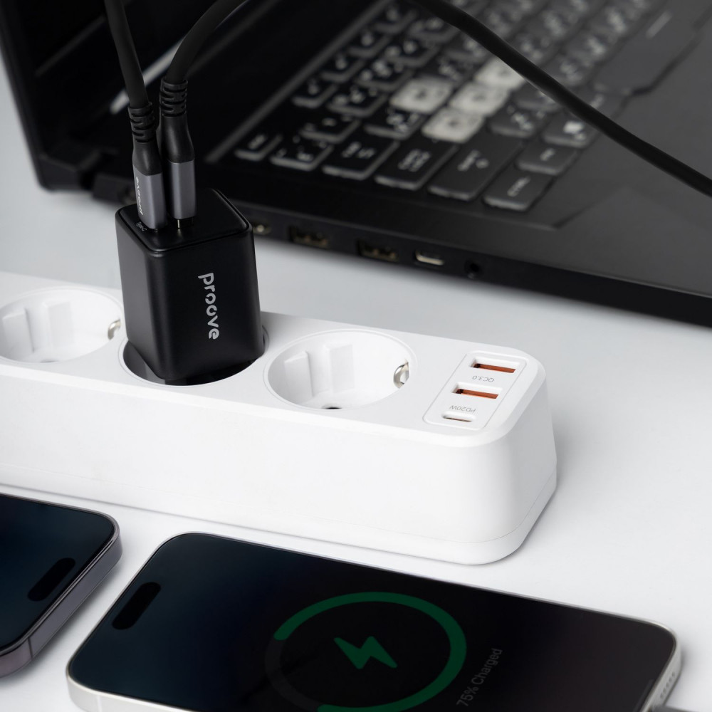МЗП Proove Pocket GaN Plus 25W (Type-C + USB) — Придбати в Україні - фото 10