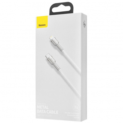 Кабель Baseus Cafule Metal Type-C to Lightning PD 20W (1m) — Придбати в Україні