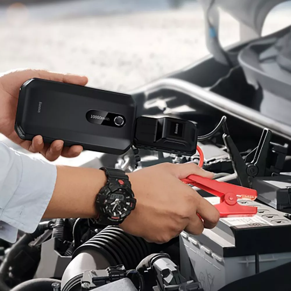 Пусковий Пристрій Baseus Super Energy Air Car Jump Starter 10000mAh — Придбати в Україні - фото 3