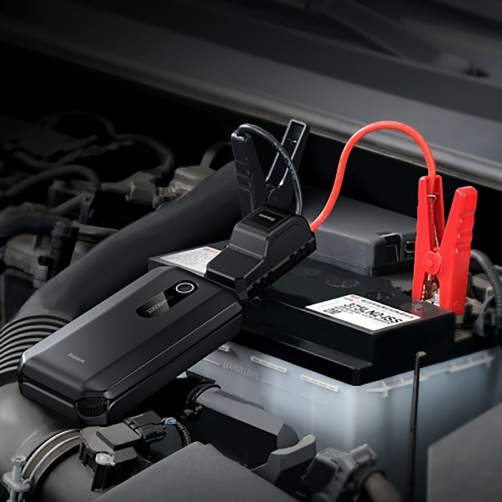 Пусковий Пристрій Baseus Super Energy Air Car Jump Starter 10000mAh — Придбати в Україні - фото 4