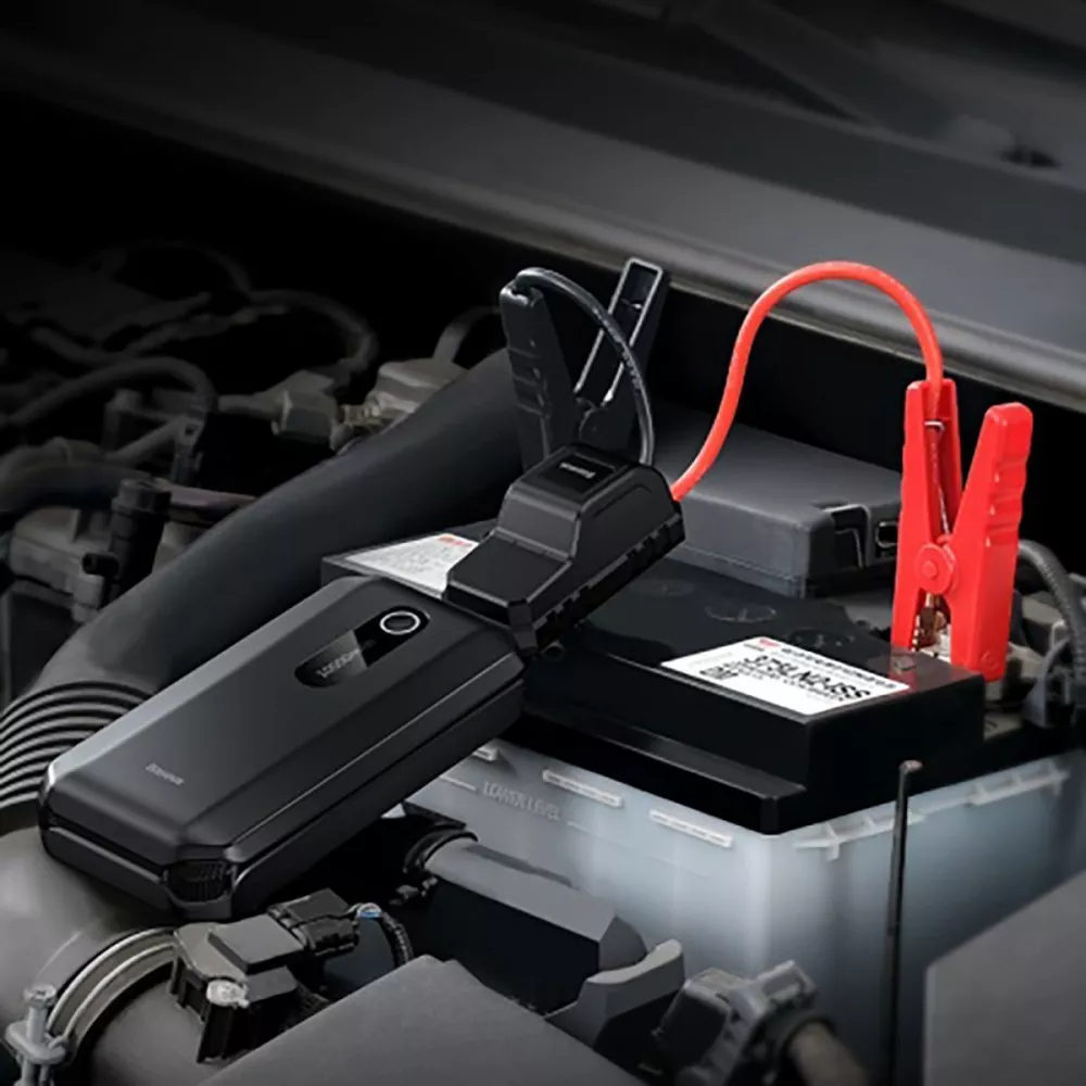Пусковий Пристрій Baseus Super Energy Air Car Jump Starter 10000mAh — Придбати в Україні - фото 4