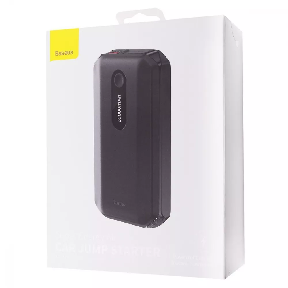 Пусковий Пристрій Baseus Super Energy Air Car Jump Starter 10000mAh — Придбати в Україні - фото 1