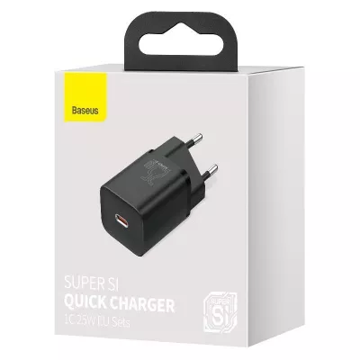 МЗП Baseus Super Silicone Quick Charge Charger 25W (Type-C) — Придбати в Україні