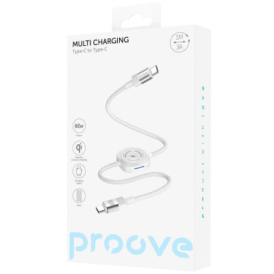 Кабель Proove Multi Charging Type-C to Type-C 60W — Придбати в Україні