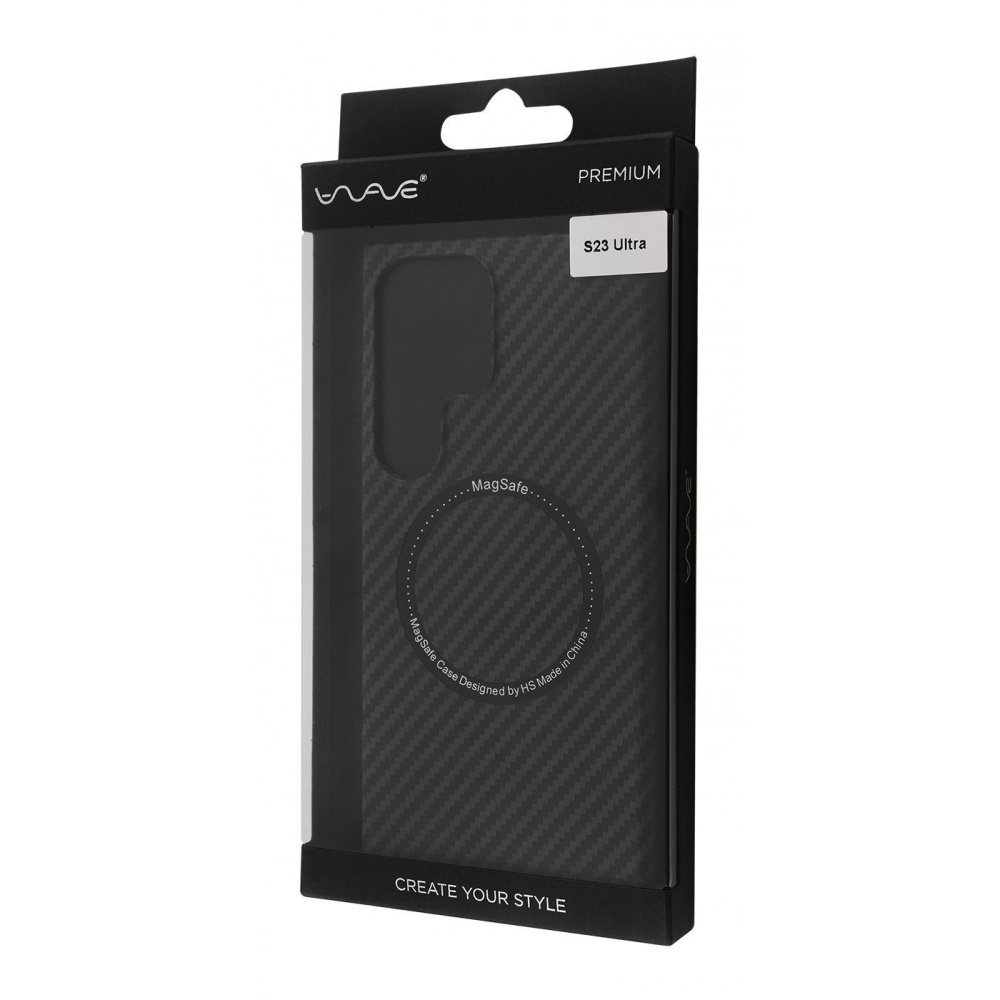 Чехол WAVE Carbon Case with MagSafe Samsung Galaxy S23 Ultra - фото 1