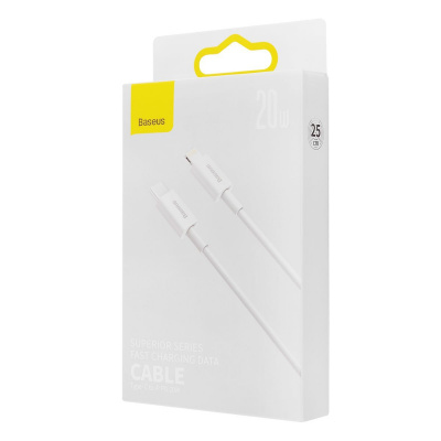 Кабель Baseus Superior Series Fast Charging Data Type-C to Lightning PD 20W (0.25m) — Придбати в Україні