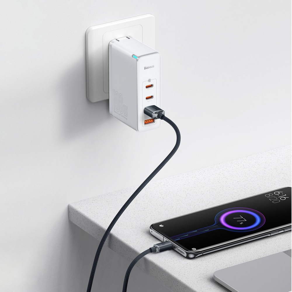 Кабель Baseus Crystal Shine Series Fast Charging Type-C 100W (1.2m) — Придбати в Україні - фото 2