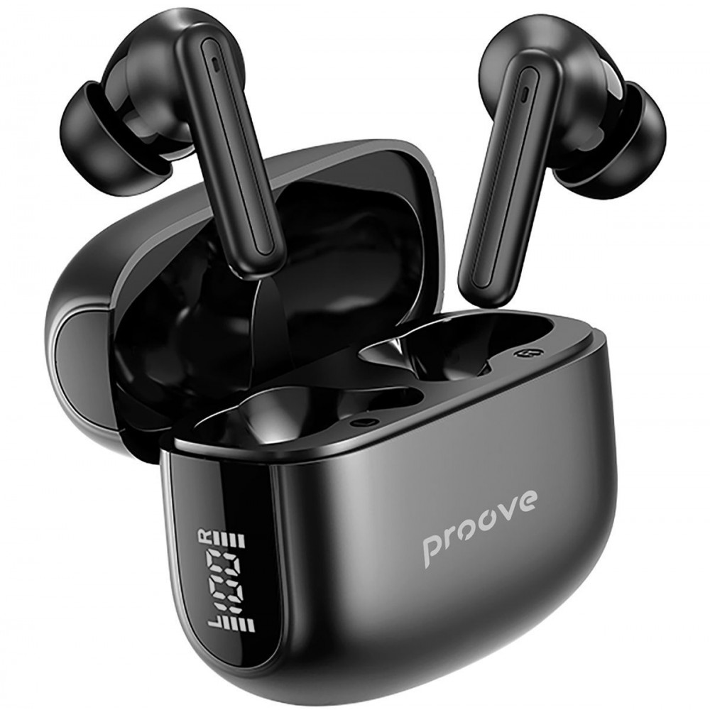 Бездротові навушники Proove Tempo TWS with ANC (APP) black на малюнкі №5