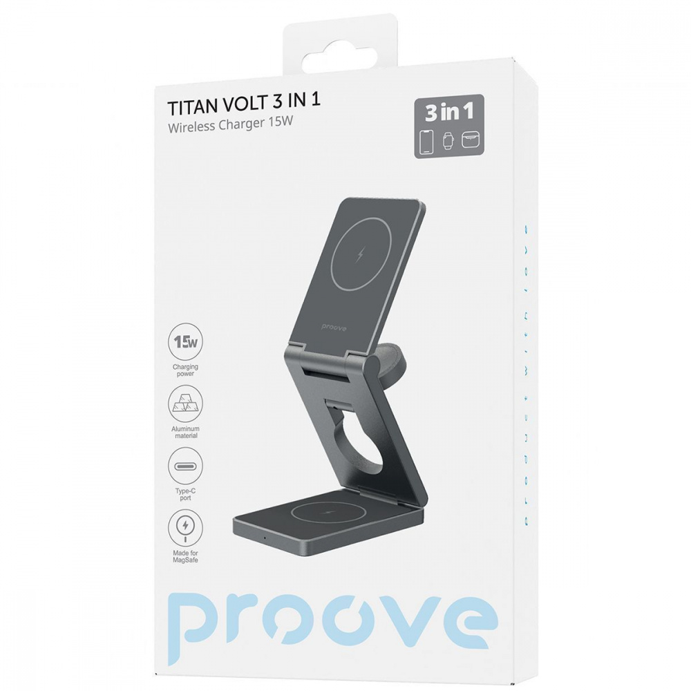 Беспроводное ЗУ Proove Titan Volt 3 in 1 - фото 1