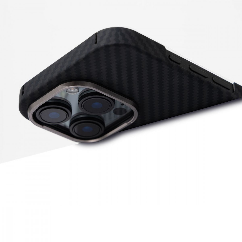 Чехол Proove Carbon Slim with Magnetic Ring iPhone 16 Pro Max glowrise (PCCSIP16PM52) свечение рассвета на картинке №5