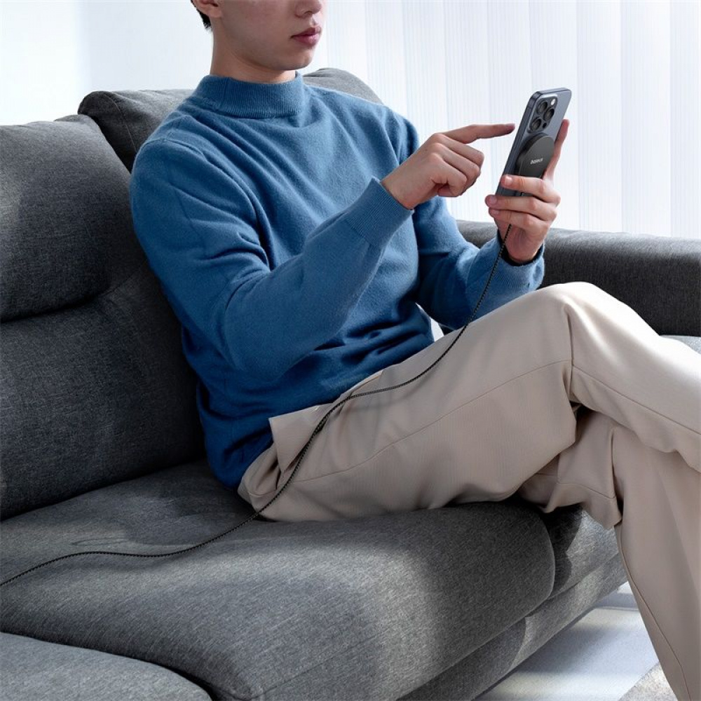 Wireless charger Baseus Simple Mini4 Air Magnetic Qi2 15W - фото 5