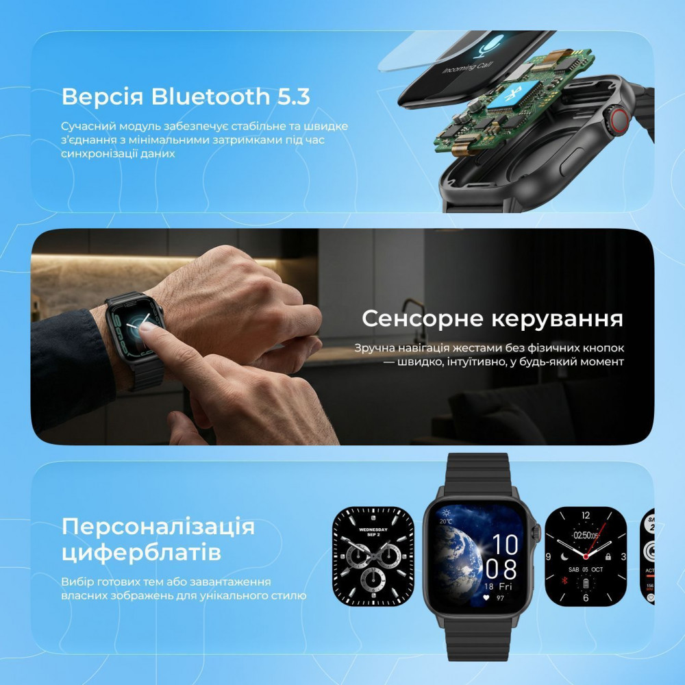 Смарт Годинник Proove Humble gold (SWHB00000013) Золотистий на малюнкі №11
