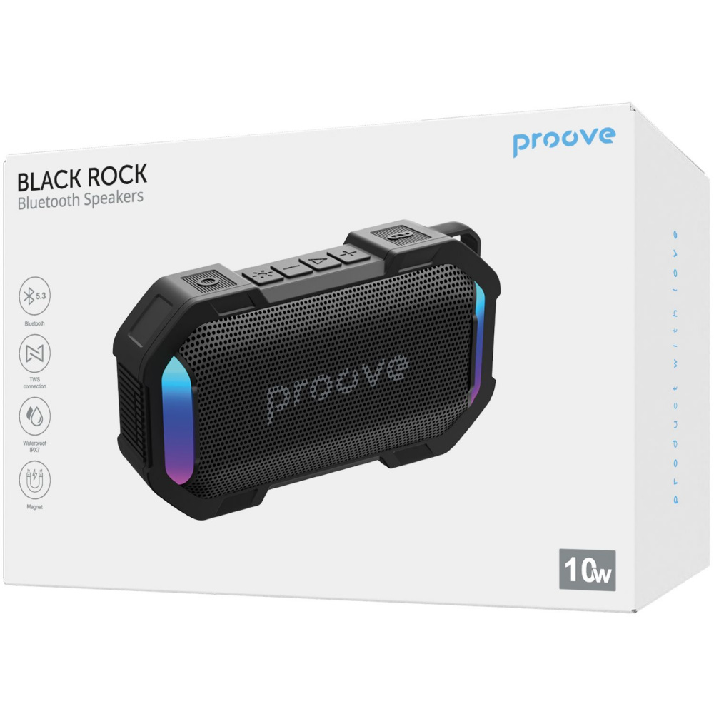 Портативная Акустика Proove Black Rock 10W (APP)