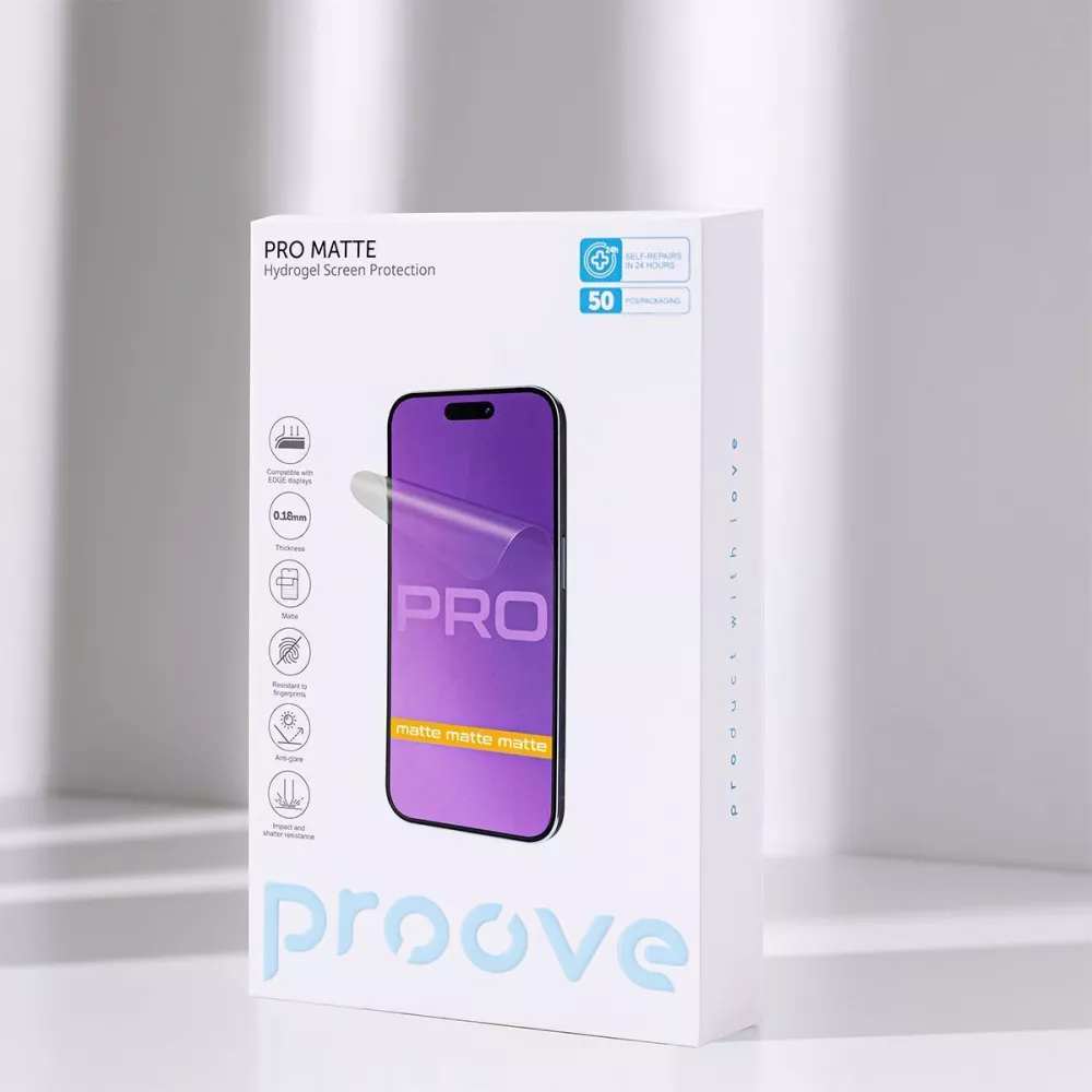 Защитная гидрогелевая пленка Proove Hydrogel Screen Protection PRO Matte - фото 3