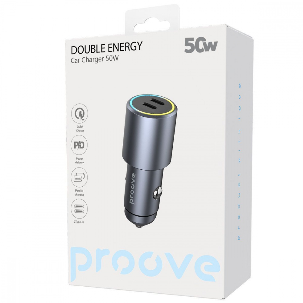 АЗУ Proove Double Energy 50W (Type-C + Type-C) - фото 1