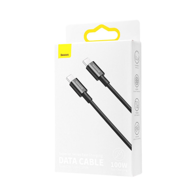 Кабель Baseus Superior Series Fast Charging Type-C to Type-C PD 100W (2m) — Придбати в Україні