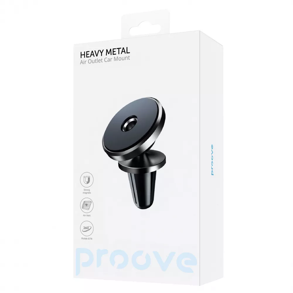 Автомобільний тримач Proove Heavy Metal Air Outlet Car Mount — Придбати в Україні - фото 1