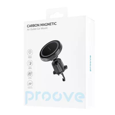 Купить Автомобільний тримач Proove Carbon Magnetic Air Outlet Car Mount Magnetic Ring 48403 - Ncase