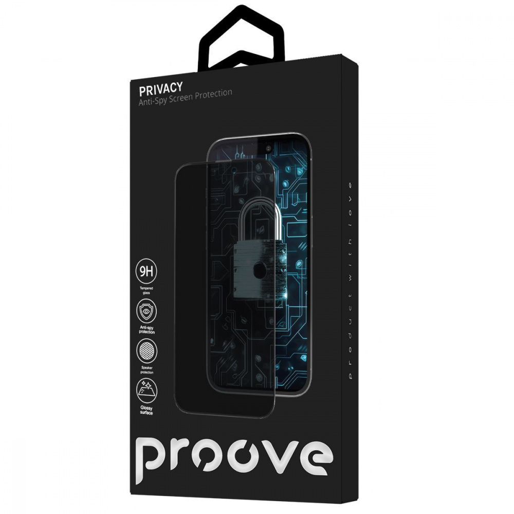 Защитное стекло Proove Privacy iPhone 15 Pro Max - фото 1
