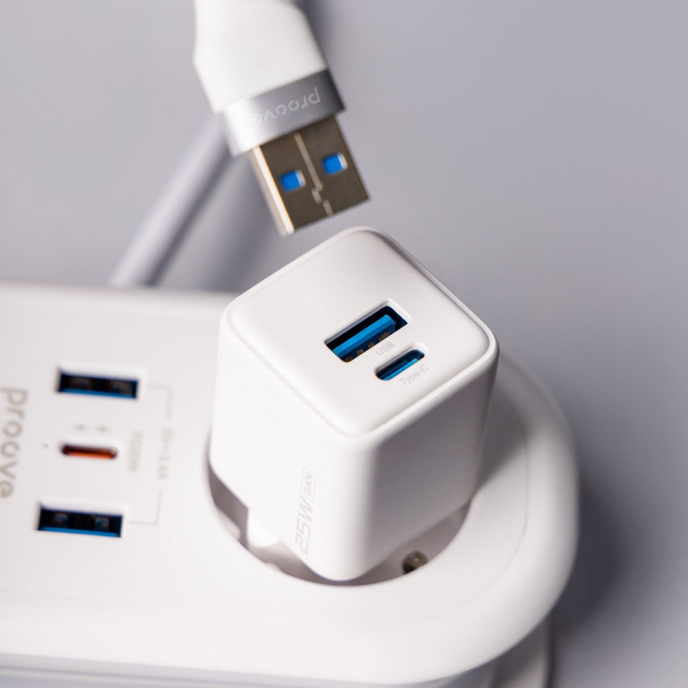 МЗП Proove Pocket GaN Plus 25W (Type-C + USB) — Придбати в Україні - фото 8