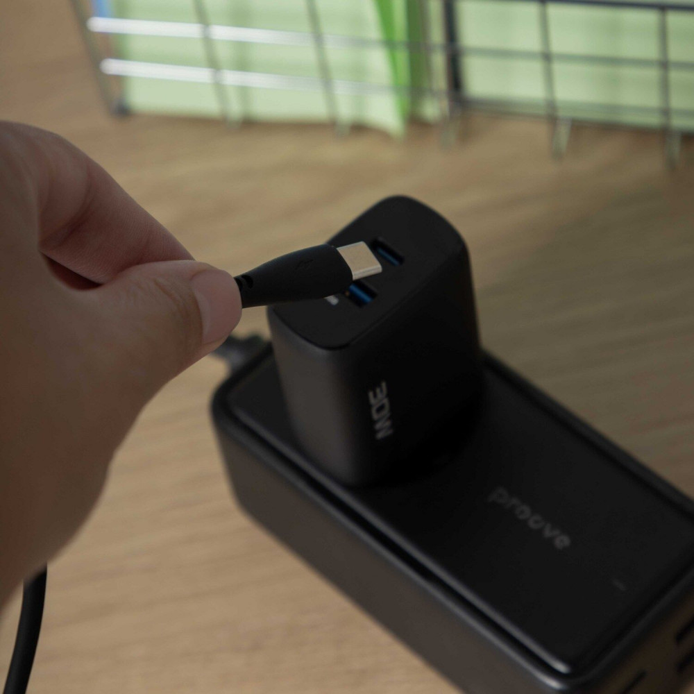 СЗУ  Proove Silicone Power 2 30W (Type-C + USB) +  КабельType-C to Type-C (1m) - фото 10