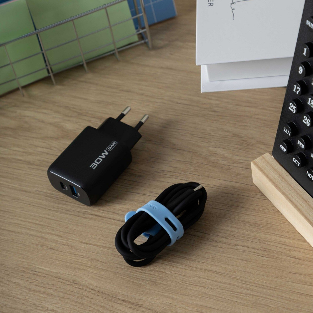 СЗУ  Proove Silicone Power 2 30W (Type-C + USB) +  КабельType-C to Type-C (1m) - фото 11