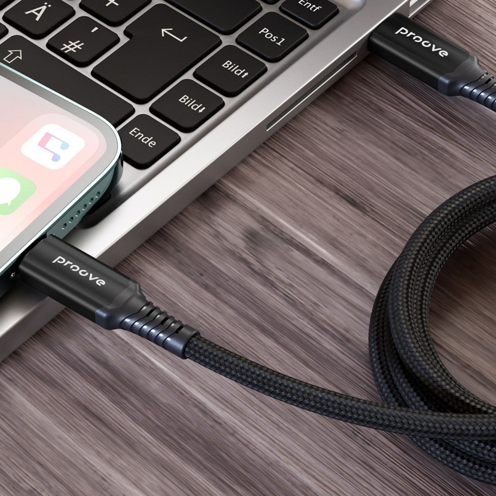 Кабель Proove Speed Line Type-C to Type С 240W USB 4.0 (1m) - фото 6
