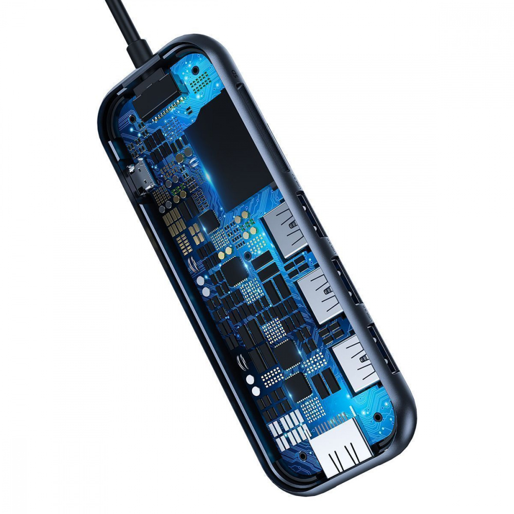 USB-Хаб Baseus Multi-functional (Type-C to 3xUSB3.0+HD4K+SD/TF+PD) — Придбати в Україні - фото 3