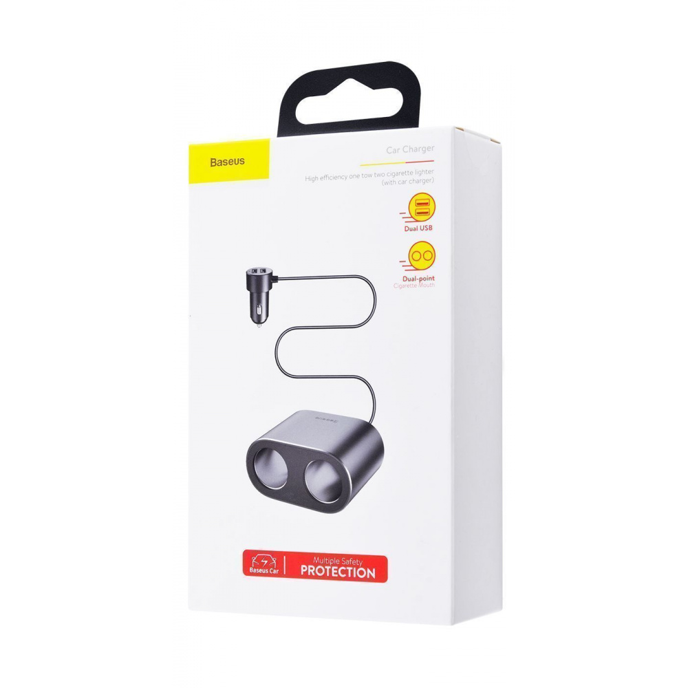 АЗП Baseus High Efficiency Dual Cigarette Lighter 2USB — Придбати в Україні