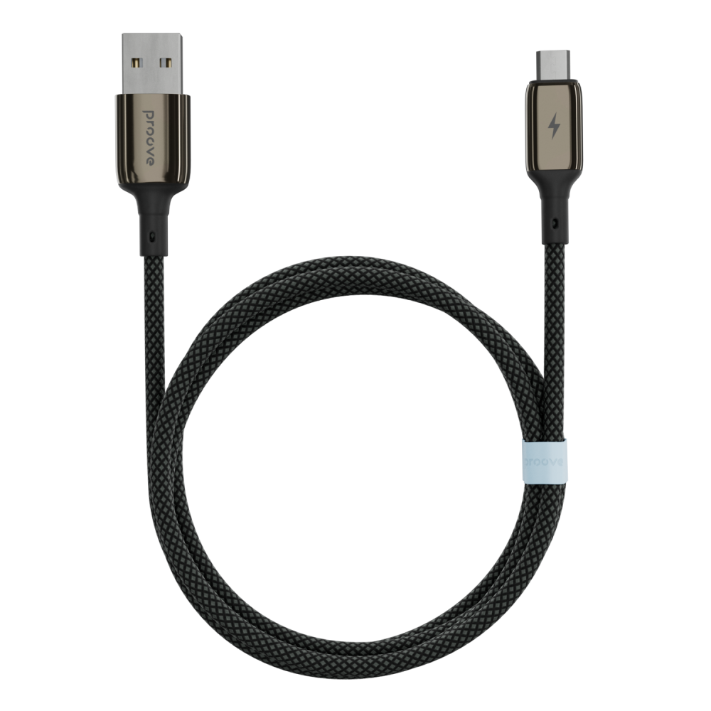 Кабель Proove Dense Metal USB to Micro USB 2.4A (1m) — Придбати в Україні - фото 5