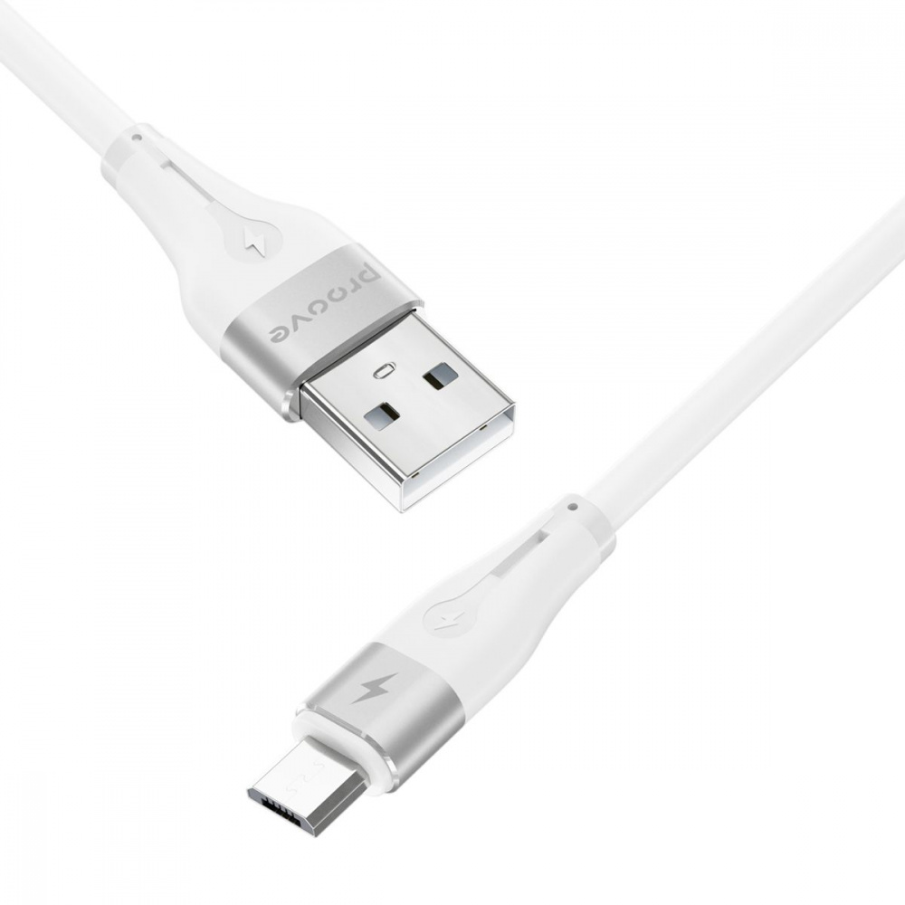 Кабель Proove Soft Silicone Micro USB 2.4A (1m) - фото 3