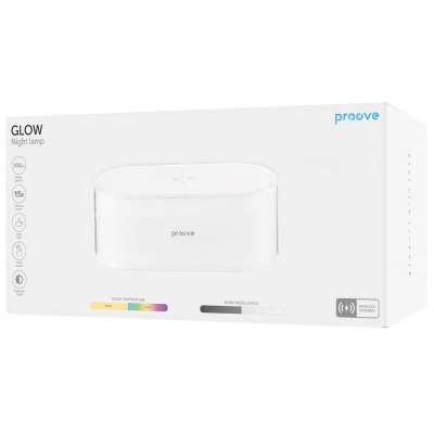 Нічник з Бездротовою Зарядкою Proove Glow 1200mAh — Придбати в Україні