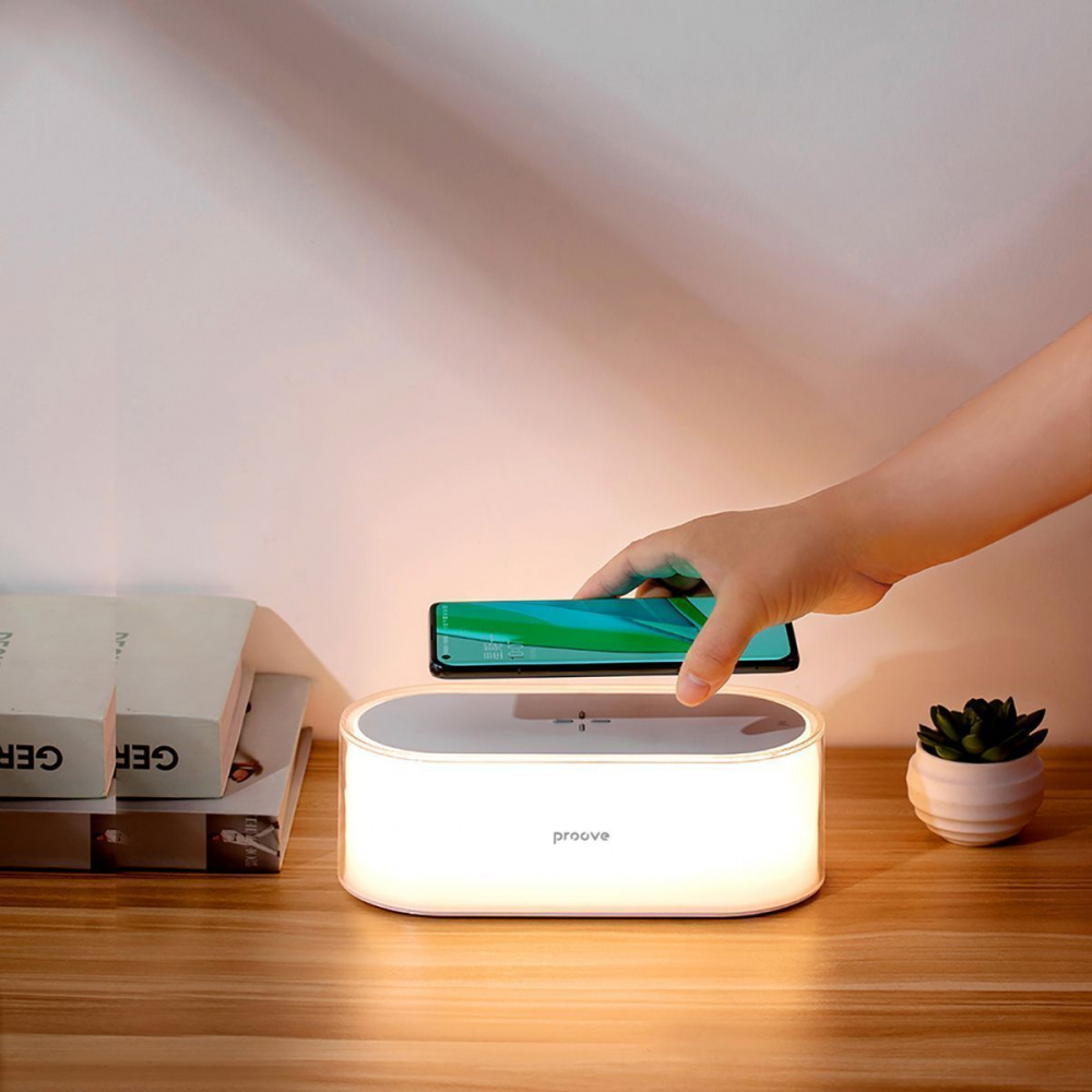 Ночник с Беспроводной Зарядкой Proove Glow 1200mAh - фото 2