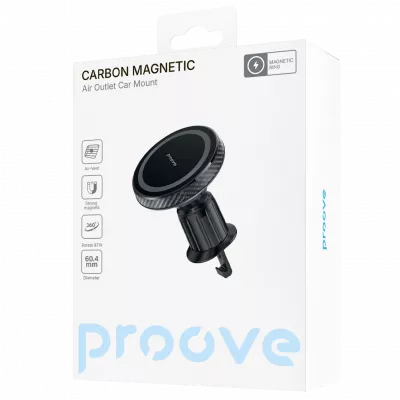 Автомобільний тримач Proove Carbon Magnetic Air Outlet Car Mount — Придбати в Україні