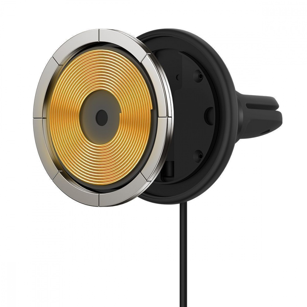 АЗП Baseus CW01 Magnetic Wireless Car Mount 40W (Бездротова зарядка 15W + USB 25W) — Придбати в Україні - фото 5