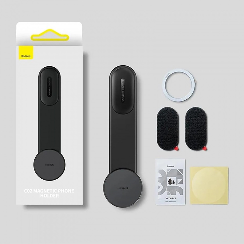 Автомобільний тримач Baseus C02 Magnetic Car Mount — Придбати в Україні - фото 4