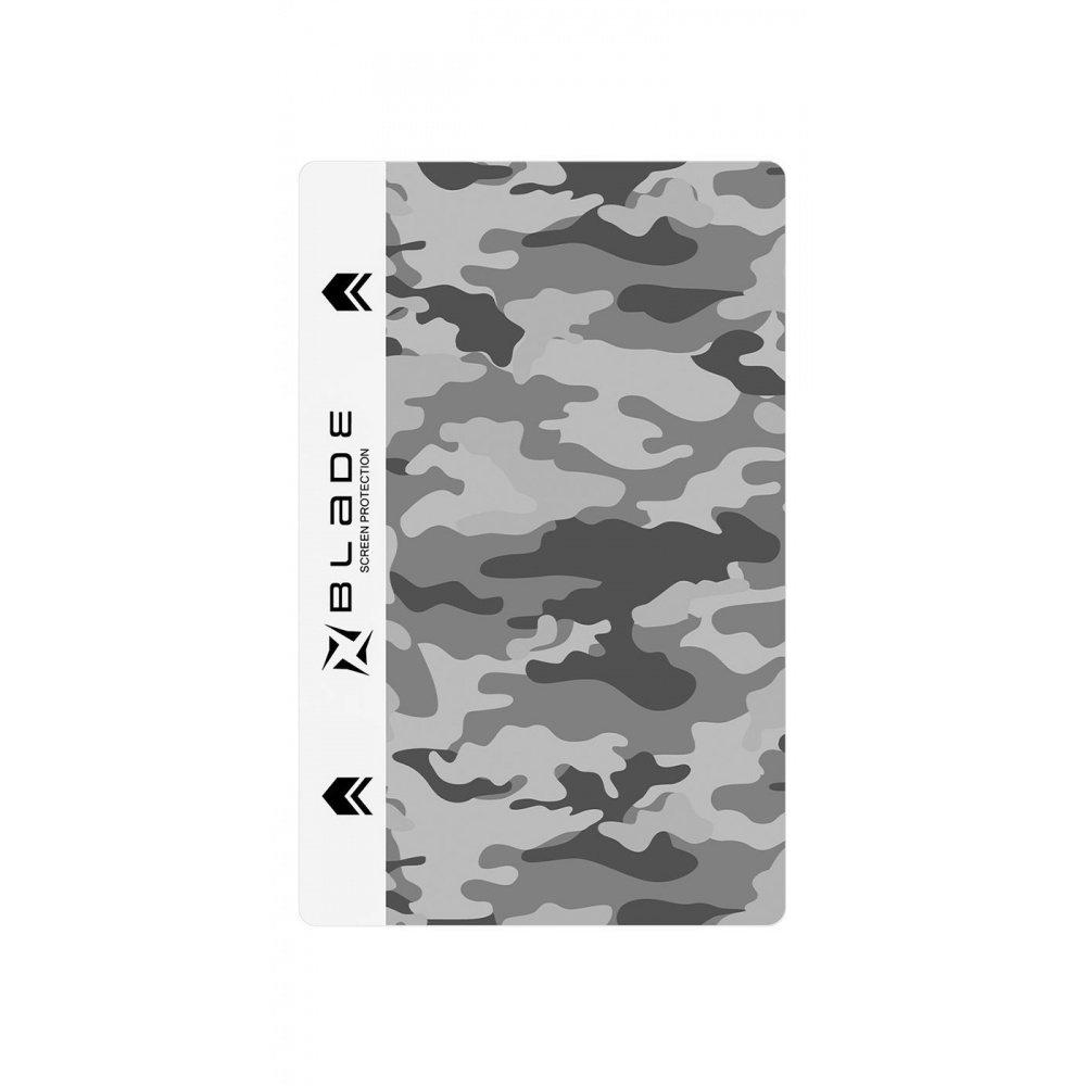 Защитная гидрогелевая пленка BLADE Hydrogel Screen Protection back Military Camouflage series (stock) - фото 1