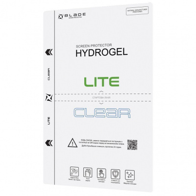 Захисна гідрогелева плівка BLADE Hydrogel Screen Protection LITE (clear glossy) — Придбати в Україні