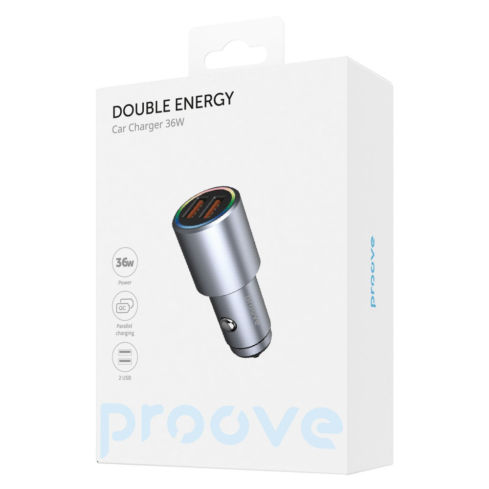 АЗП Proove Double Energy 36W (2 USB) — Придбати в Україні - фото 1