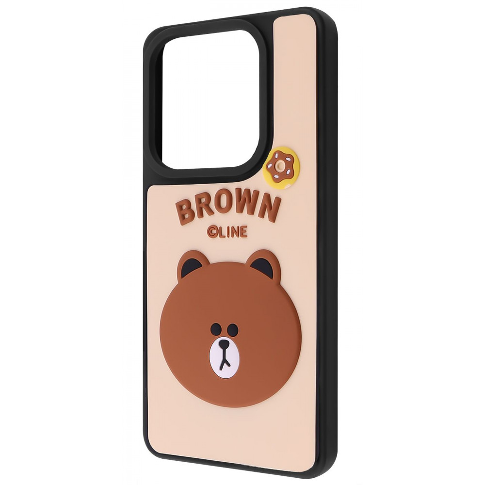 Чехол WAVE Doodle Case Xiaomi Redmi Note 14 4G (Global) bear на картинке №1