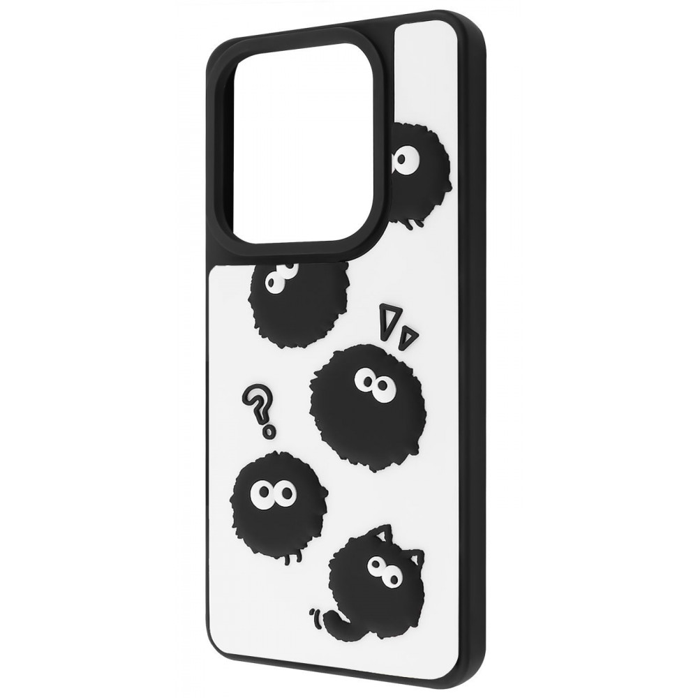 Чохол WAVE Doodle Case Xiaomi Redmi Note 14 4G (Global) black fluffy на малюнкі №1