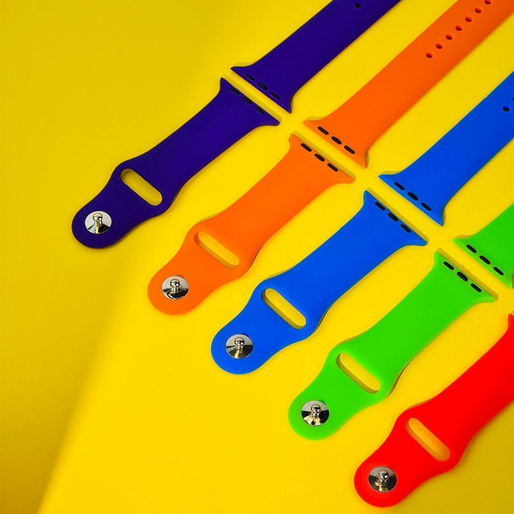 Ремінець Apple Watch Sport Band 38/40/41/42 mm 10 series (S/M & M/L) 3pcs — Придбати в Україні - фото 4