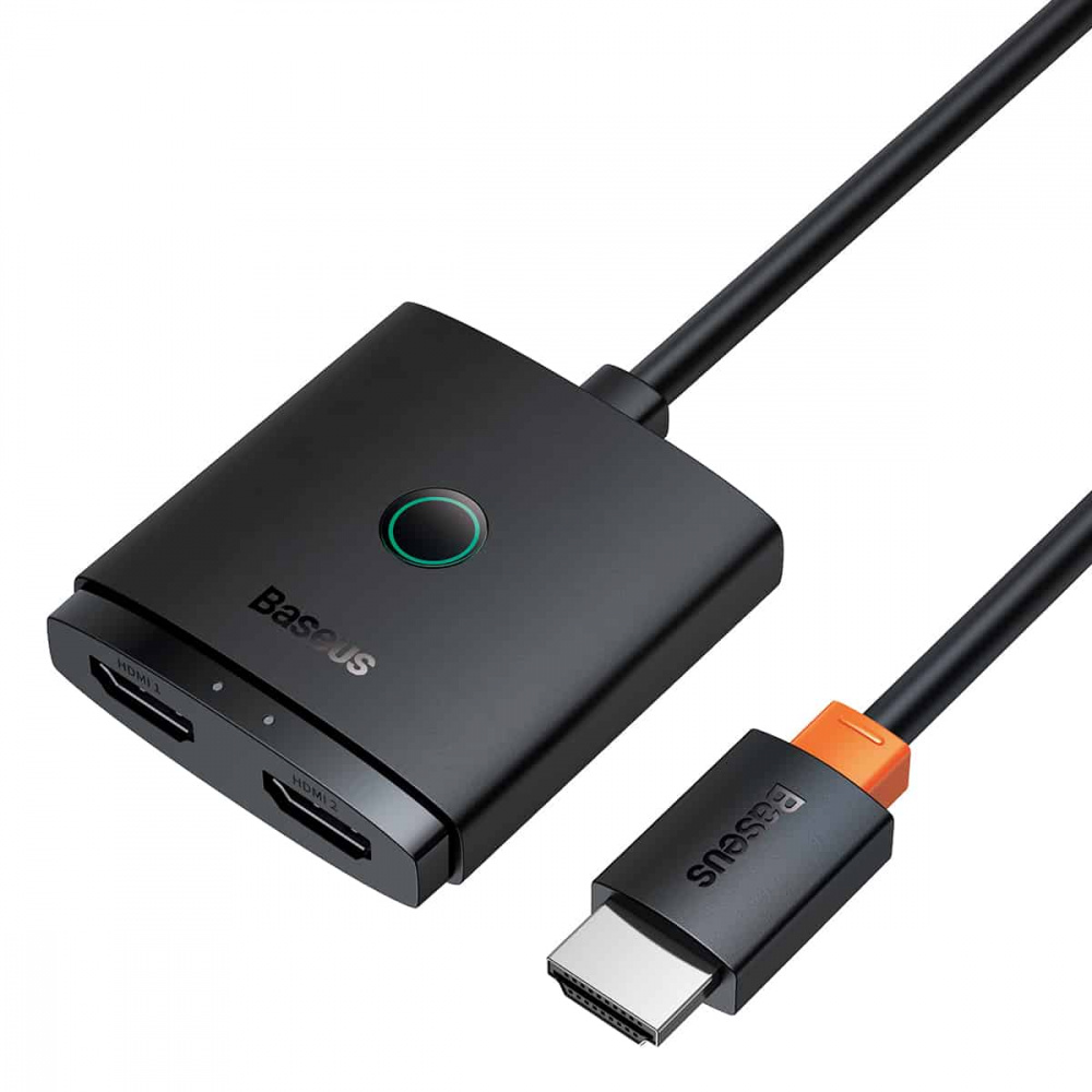 Type-C-Хаб Baseus AirJoy Series 2-in-1 Bidirectional HDMI Switch with Cable (1m) — Придбати в Україні - фото 1