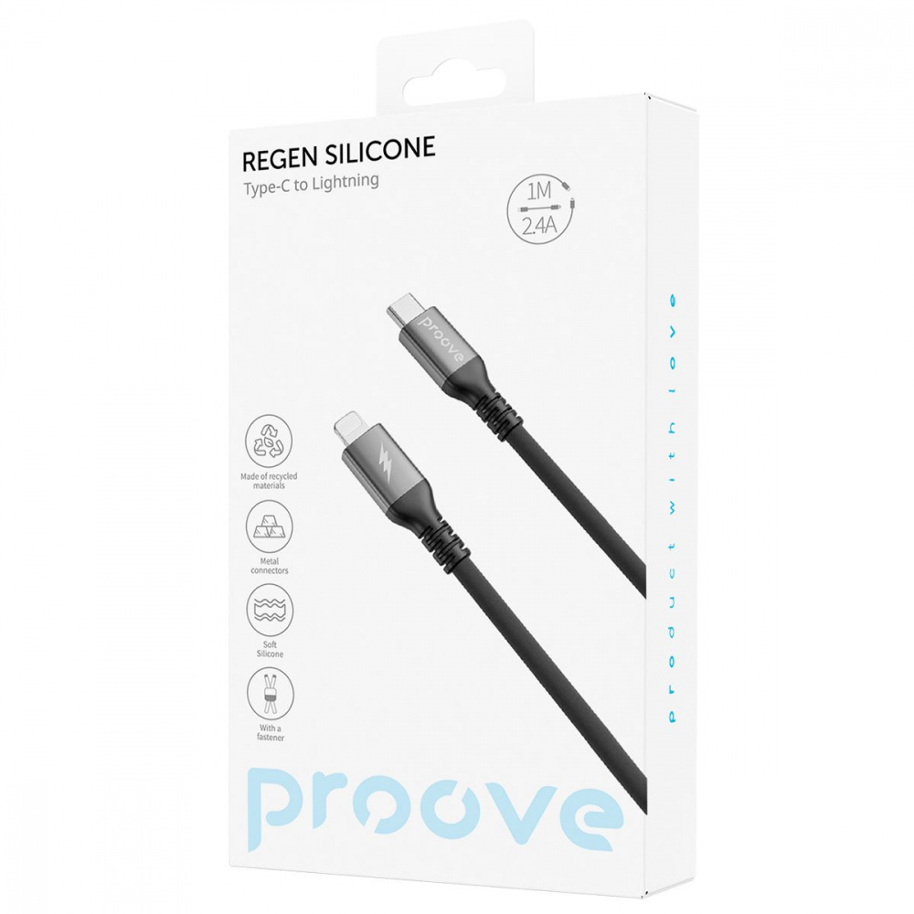 Кабель Proove ReGen Silicone Type-C to Lightning 27w (1m) — Придбати в Україні - фото 1