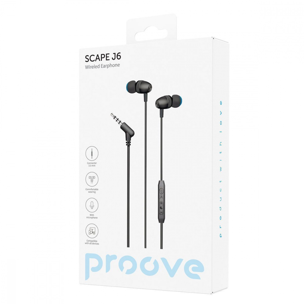 Наушники Proove Scape J6 3.5mm - фото 1