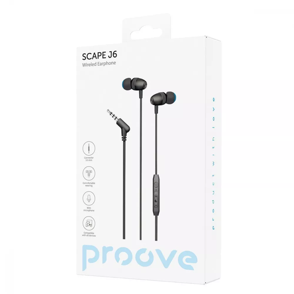 Наушники Proove Scape J6 3.5mm - фото 1