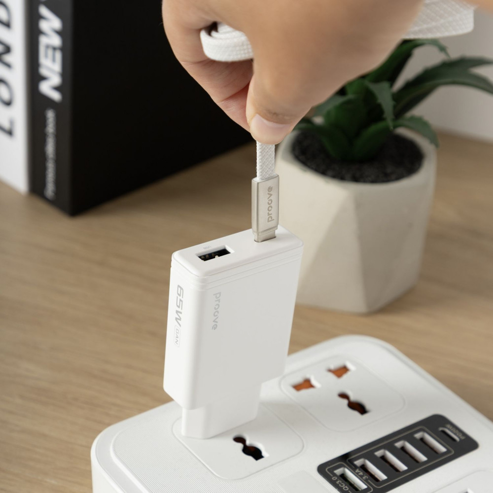 СЗУ Proove Slender 65W (Type-C + USB) - фото 6