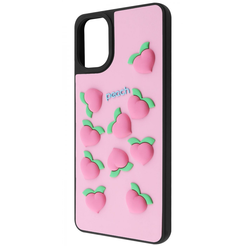 Чохол WAVE Doodle Case Samsung Galaxy A07 peach на малюнкі №1